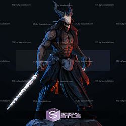 Demon Warrior Fanart Digital STL Files