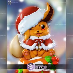 Eevee Pokemo Chirstmas STL Files