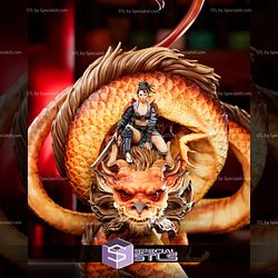 Ember Rider Chinese Dragon STL Files