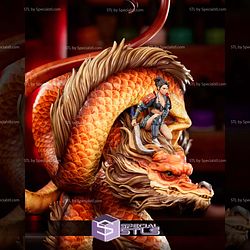 Ember Rider Chinese Dragon STL Files