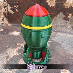 Fallout Mini Nuke Bomb Flower Pot STL Files