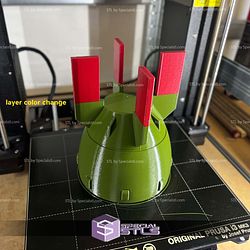 Fallout Mini Nuke Bomb Flower Pot STL Files