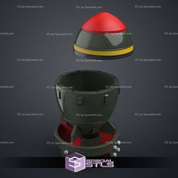 Fallout Mini Nuke Bomb Flower Pot STL Files