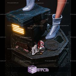 Faye Valentine Light Up Base STL Files