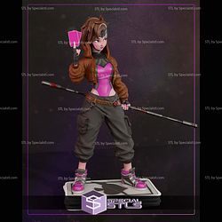 Gambit Girl 213mm STL Files