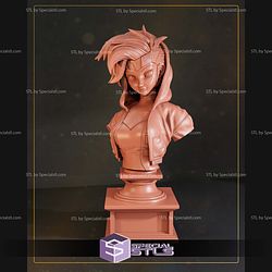 Gambit Girl Bust 117mm STL Files