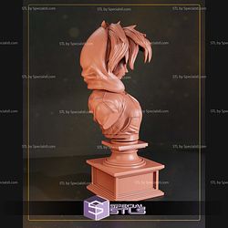 Gambit Girl Bust 117mm STL Files