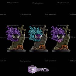 Gastly Pokemon 140mm STL Files