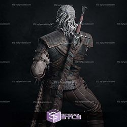 Geralt and Sword Stand Pose STL Files