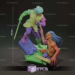 Geralt The Witcher Book Series 251mm STL Files