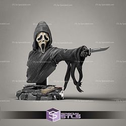 Ghostface Bust 160mm STL Files