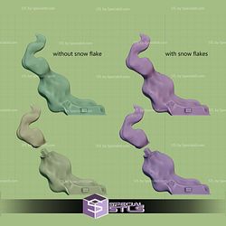 Glaceon Pokemon 160mm STL Files