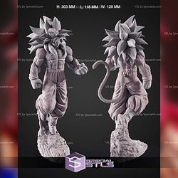 Goku SSJ4 303mm STL Files