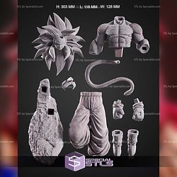 Goku SSJ4 303mm STL Files