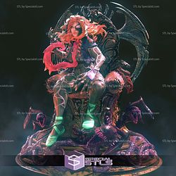 Gwen Venomized Gwenom Throne STL Files