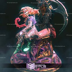 Gwen Venomized Gwenom Throne STL Files