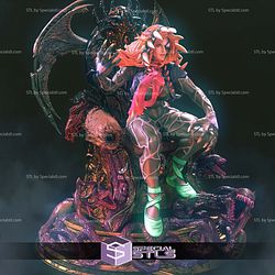 Gwen Venomized Gwenom Throne STL Files