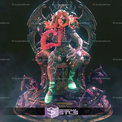 Gwen Venomized Gwenom Throne STL Files