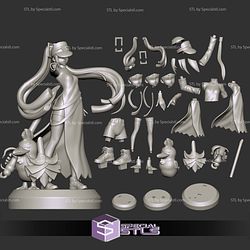 Hatsune Miku and Sirfetchd STL Files