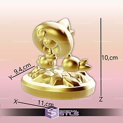 Hattrem Pokemon 100mm STL Files