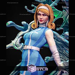 Invisible Woman Umbrella STL Files
