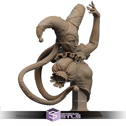 Jester Medieval Time Bust STL Files