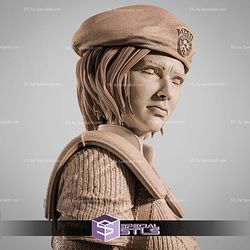 Jill Valentine Resident Evil Portrait Bust 283mm STL Files
