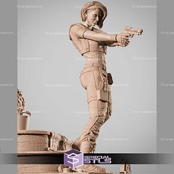 Jill Valentine Resident Evil Shoting 326mm STL Files