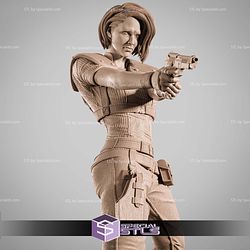 Jill Valentine Resident Evil Shoting 326mm STL Files