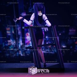 Julianne Stingray Cyberpunk Bartender STL Files