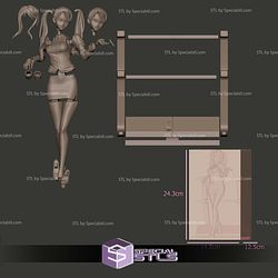 Julianne Stingray Cyberpunk Bartender STL Files