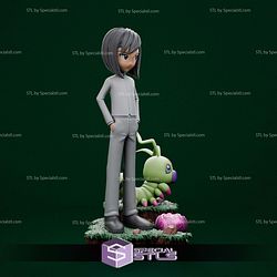 Ken Ichijouji and Wormmon Digimon STL Files