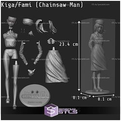 Kiga Fami Chainsaw Man STL Files