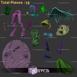 Krampus Monster Girl 199mm STL Files