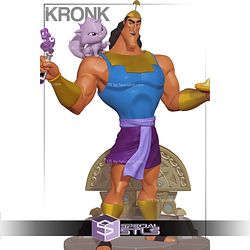 Kronk Emperor New Groove STL Files