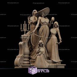 Lady Dimitrescu and Her Child NSFW STL Files