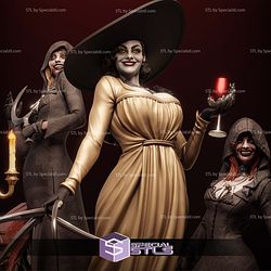 Lady Dimitrescu and Her Child STL Files