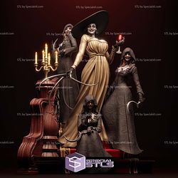 Lady Dimitrescu and Her Child STL Files