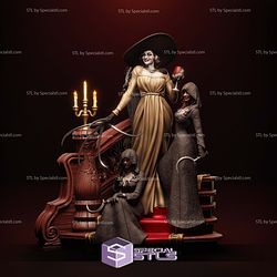 Lady Dimitrescu and Her Child STL Files