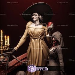 Lady Dimitrescu and Her Child STL Files