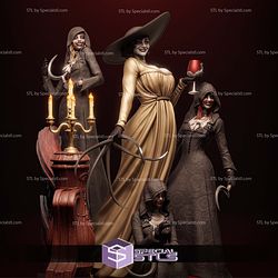 Lady Dimitrescu and Her Child STL Files