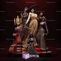 Lady Dimitrescu and Her Child STL Files
