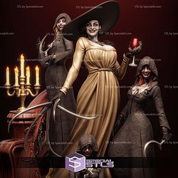 Lady Dimitrescu and Her Child STL Files
