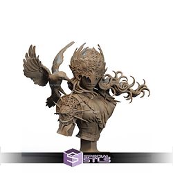 Lenora Queen of Crows Bust STL Files
