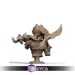 Lenora Queen of Crows Bust STL Files