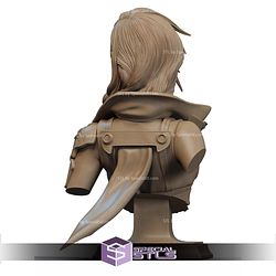 Lightning Final Fantasy Bust STL Files