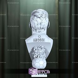 Lionel Messi Bust STL Files