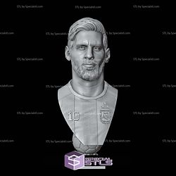 Lionel Messi Bust STL Files