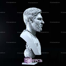 Lionel Messi Bust STL Files