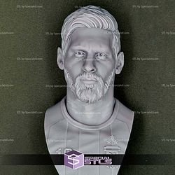 Lionel Messi Bust STL Files